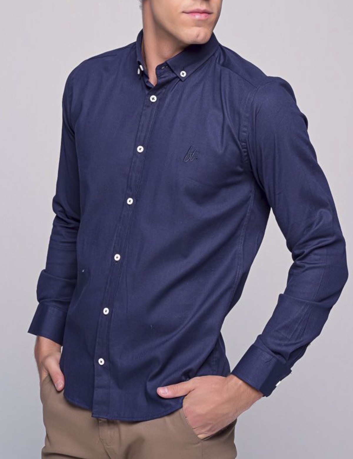 Ben Tailor ανδρικό μπλε πουκάμισο Harmony 0395L φωτογραφία